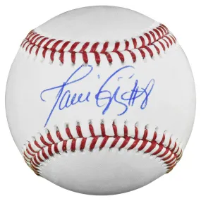 Javy Lopez Signed Rawlings Official Major League Baseball (JSA)