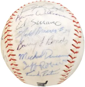 1983 Arizona State Autographed Official Wilson Baseball With 27 Signatures Including Barry Bonds Pre-Rookie Beckett BAS #AA01885