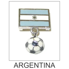 Argentina Soccer Ball Bracelet