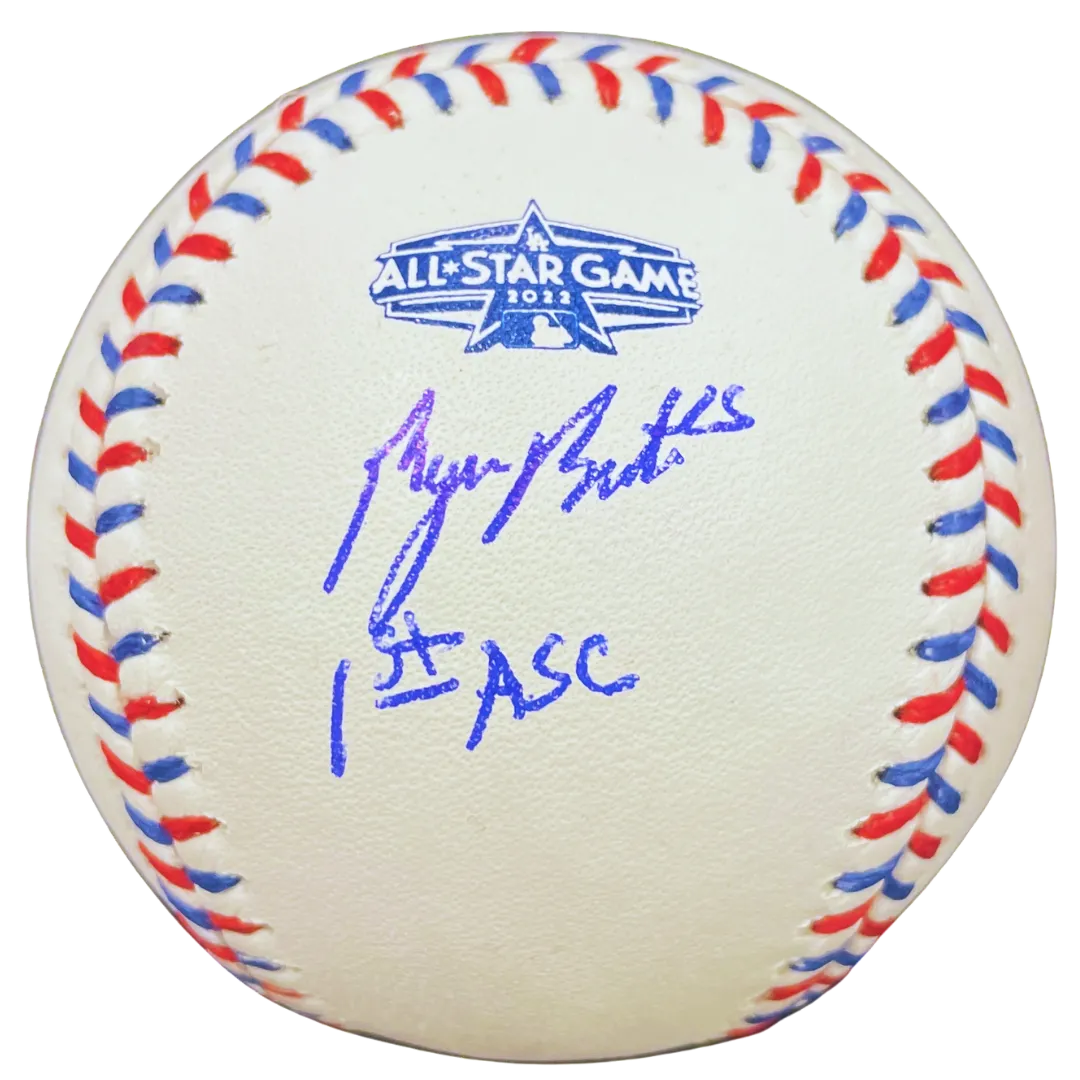 Byron Buxton Autographed 2022 All Star Game Baseball w/ 1st ASG Inscription (Numbered Edition)