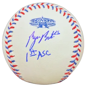 Byron Buxton Autographed 2022 All Star Game Baseball w/ 1st ASG Inscription (Numbered Edition)