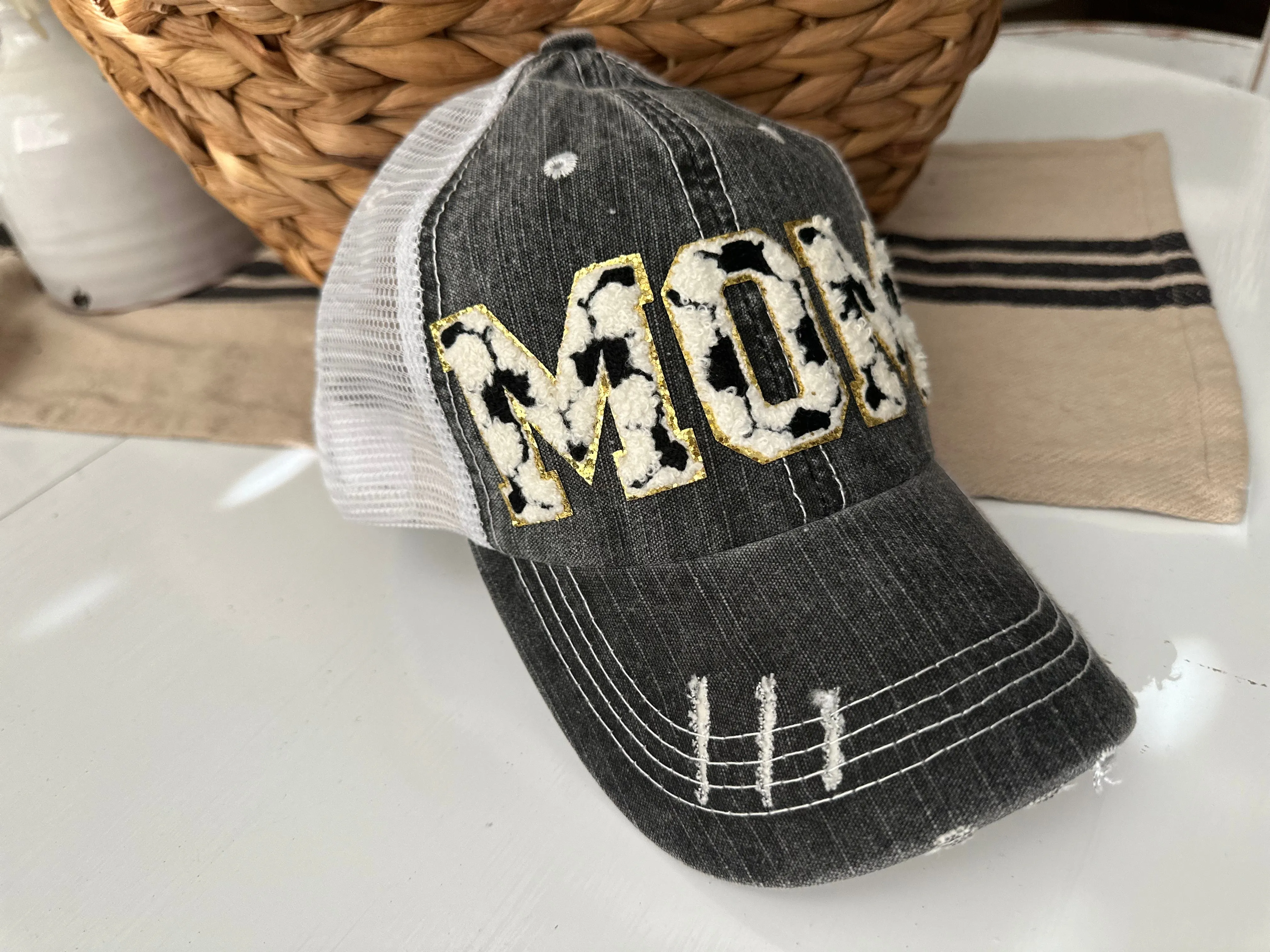 Chenille Patch Soccer Mom Hat