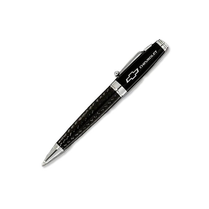 Chevrolet Black Carbon Fiber Ballpoint Pen