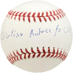 Cristian Pache Autographed Official MLB Baseball Atlanta Braves Full Name BAS Stock #186807