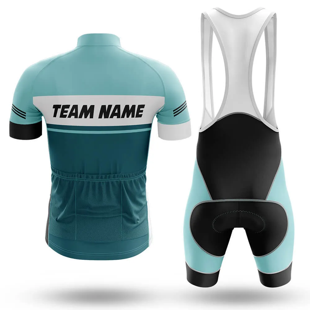 Custom Team Name M1 Blue - Men's Cycling Kit