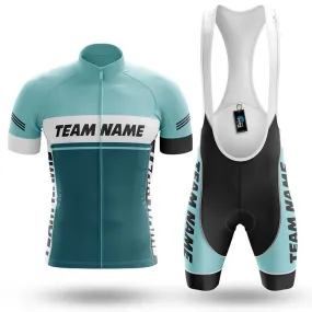 Custom Team Name M1 Blue - Men's Cycling Kit