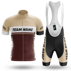 Custom Team Name M1 Brown - Men's Cycling Kit