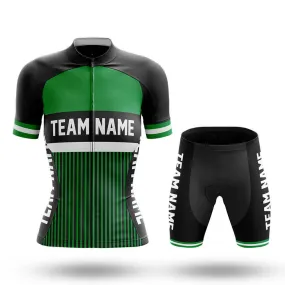 Custom Team Name M6 Green - Women's Cycling Kit