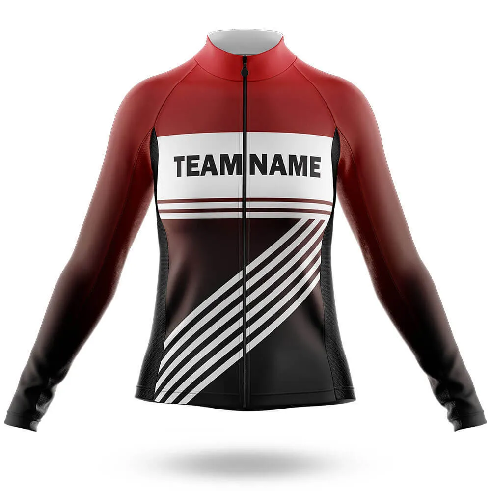 Custom Team Name S3 Black - Women's Cycling Kit