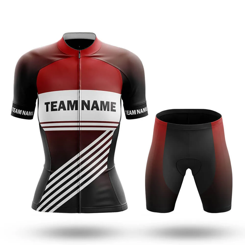 Custom Team Name S3 Black - Women's Cycling Kit