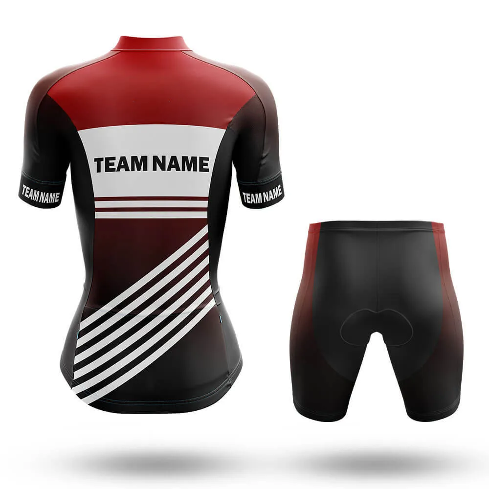 Custom Team Name S3 Black - Women's Cycling Kit