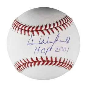 Dave Winfield Signed Inscribed HOF 2001 OML Baseball (JSA W111823)