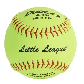 Dudley 11" Little League SBC 11 Fastpitch Softball (Dozen): 4L116Y