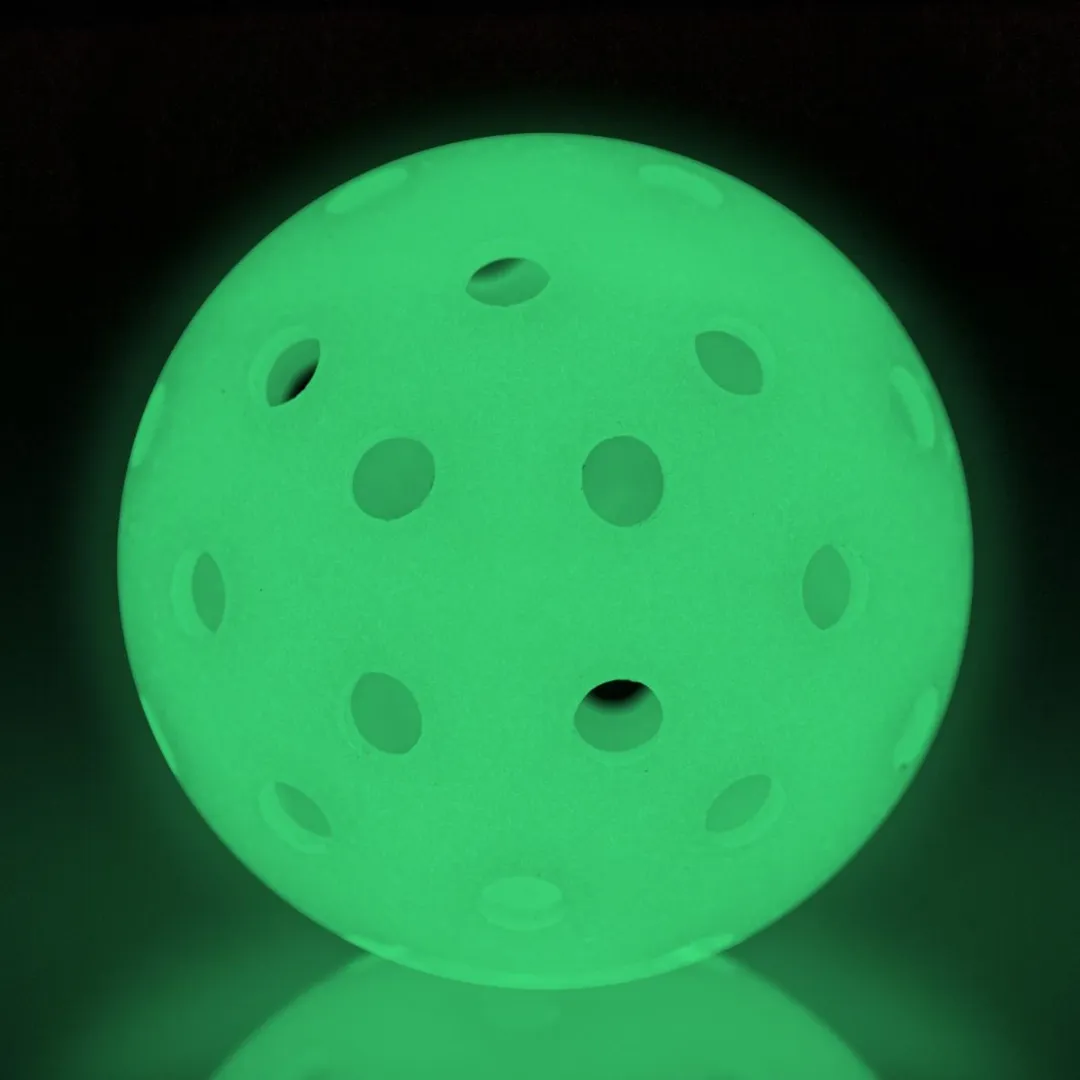 Franklin Glow in the Dark Recreational Pickleballs Outdoor 3-Pack [Lime Green]