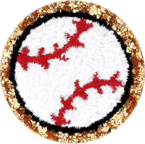 Glitter Varsity Baseball Patch