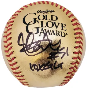 Ichiro Suzuki Autographed 24 KT Gold Baseball Seattle Mariners "#51 10x GG" IS Holo Stock #190506