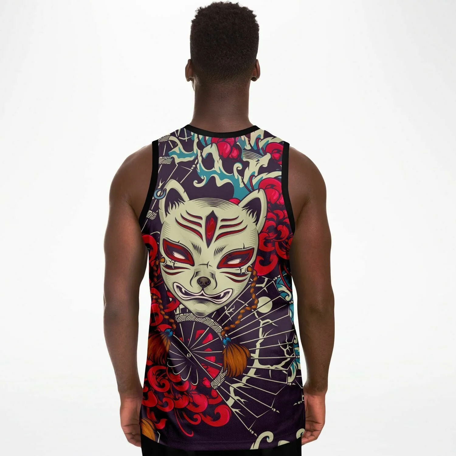 Kitsune Art Basketball Jersey