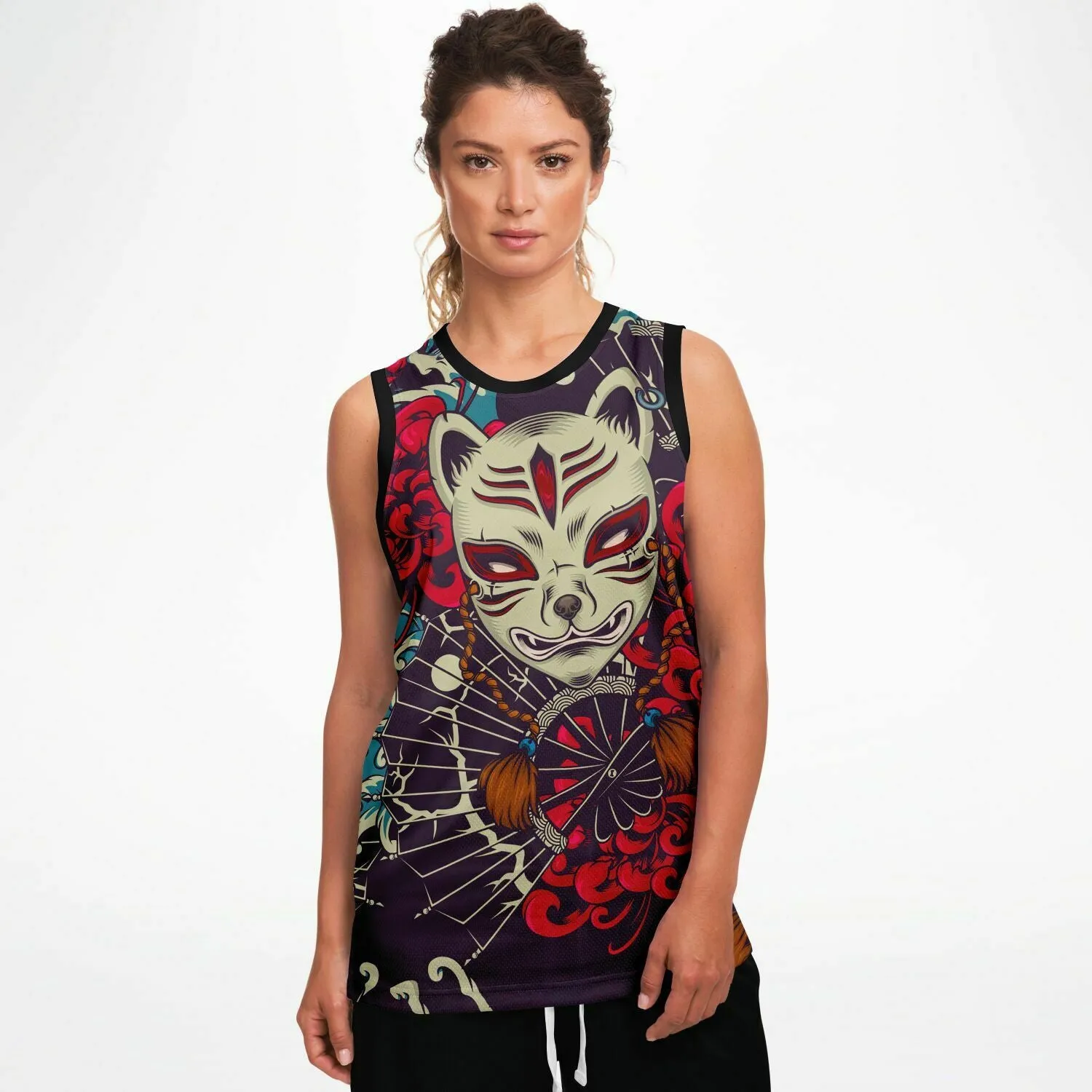 Kitsune Art Basketball Jersey