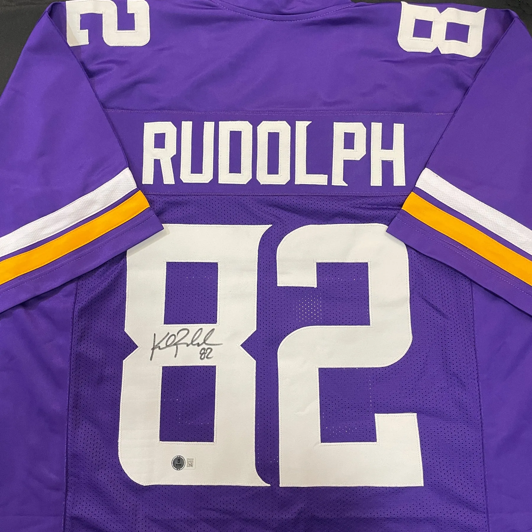 Kyle Rudolph Autographed Purple Pro-Style Jersey