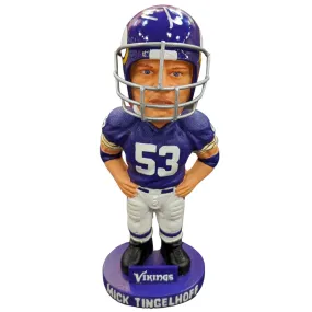 Mick Tingelhoff Autographed Minnesota Vikings Bobblehead