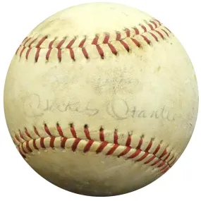 Mickey Mantle Autographed Official Babe Ruth League Baseball New York Yankees "Best Wishes" PSA/DNA #I88287