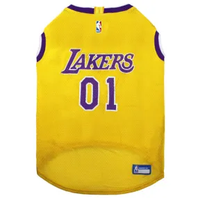 NBA Los Angeles Lakers Basketball Dog & Cat Mesh Jersey