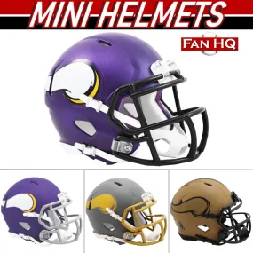 PRE-ORDER: Kevin O'Connell Autographed Minnesota Vikings Mini Helmet (Choose From List)