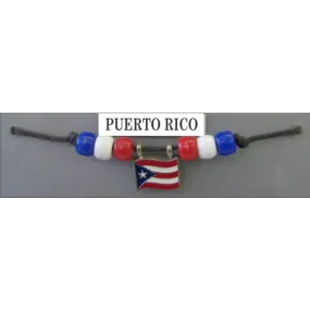 Puerto Rico Fan Choker Necklace