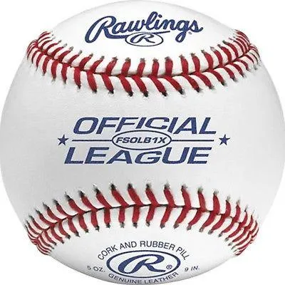 Rawlings Junior League  Practice Flat Seam Ball: FSOLB1X