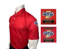 USA400IN RED - Smitty "Made in USA" - IHSAA Men's Short Sleeve RED Track/Cross Country Shirt