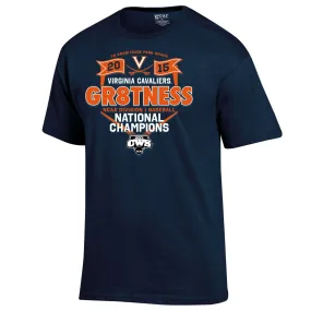 Virginia Cavaliers 2015 College World Series CWS Champions Locker Room T-Shirt